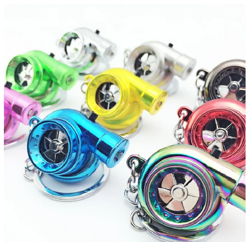 Mini LED Turbo Keychain  With Spinning Turbine (Pre-Order Only)