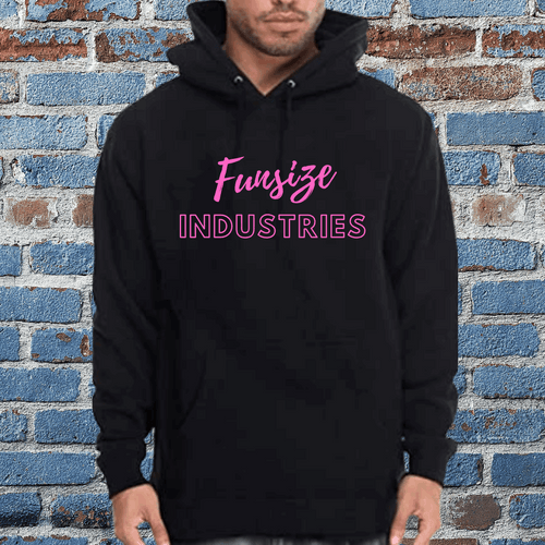 Cursive Funsize Industries Hoodie