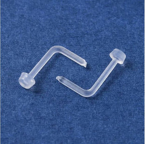 Transparent Acrylic Nose Studs