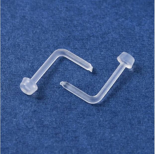 Transparent Acrylic Nose Studs