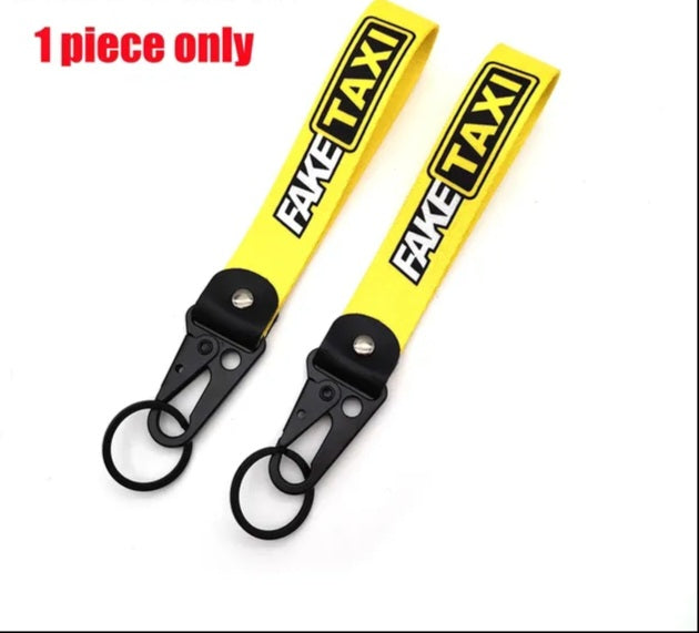 Fake Taxi Nylon Keytag