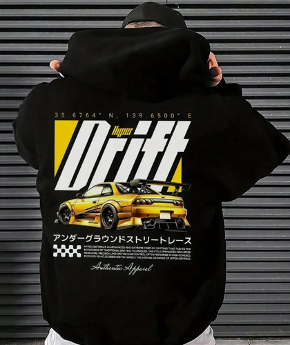 Hyper Drift Graphic Hoodie