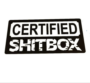 Certified Shitbox Decal - Funsize Industries