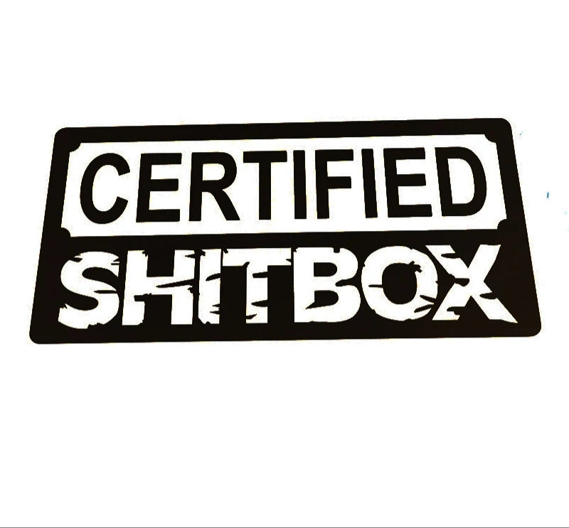 Certified Shitbox Decal - Funsize Industries