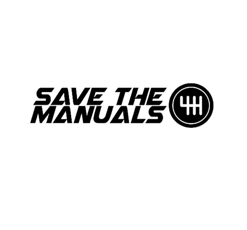 Save The Manuals Decal - Funsize Industries