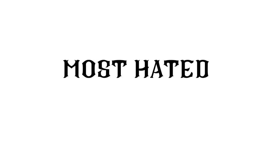 Most Hated Banner