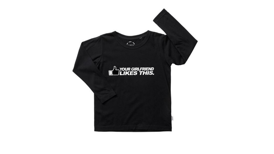 Your Girl Friend Likes This Kids Tee - Funsize Industries