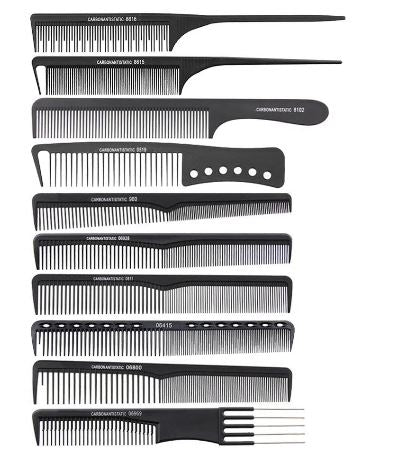 Toni & Guy Black Hairdressing Carbon Comb - Funsize Industries