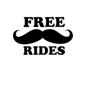 Free Face Rides Sign Free Rides Decal – Funsize Industries
