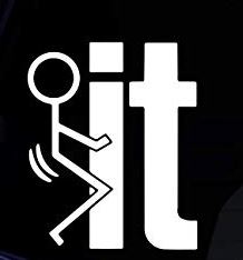F*ck It Decal - Funsize Industries
