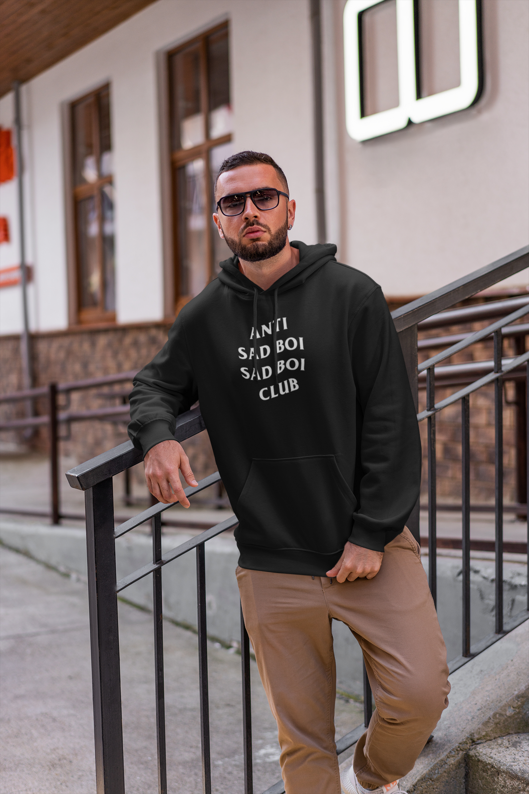Anti Sad Boi Hoodie Funsize Industries