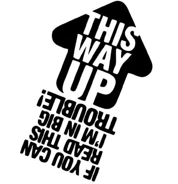 This Way Up Decal